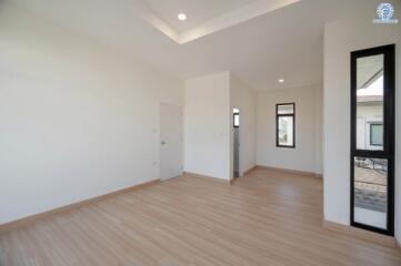 Spacious living area with natural light