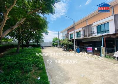 Exterior view of residential buildings