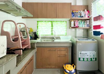 Well-equipped kitchen with modern appliances