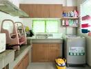 Well-equipped kitchen with modern appliances