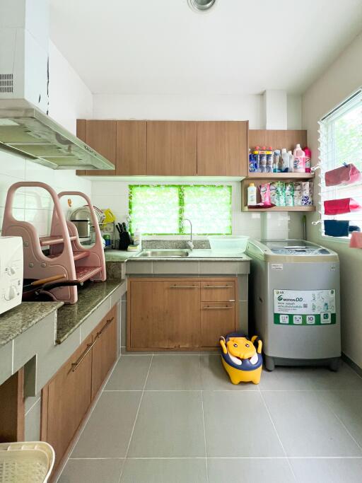 Well-equipped kitchen with modern appliances