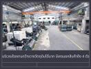 Spacious industrial factory floor with machinery