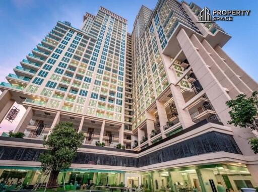 Studio In City Garden Tower Condominium Pattaya For Rent