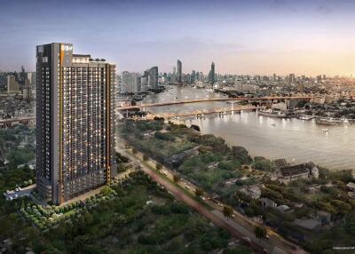 New High-Rise River View Condo at Charoen Nakhon Road, Thon Buri