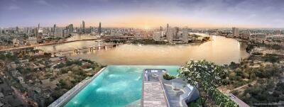 New High-Rise River View Condo at Charoen Nakhon Road, Thon Buri