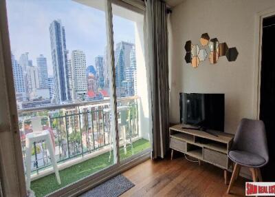 Wind Sukhumvit 23 - 1 Bed Corner Unit Condo on 14th Floor at Asoke with City Views