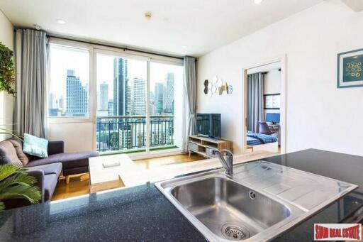 Wind Sukhumvit 23 - 1 Bed Corner Unit Condo on 14th Floor at Asoke with City Views