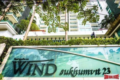 Wind Sukhumvit 23 - 1 Bed Corner Unit Condo on 14th Floor at Asoke with City Views