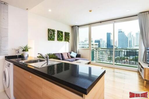 Wind Sukhumvit 23 - 1 Bed Corner Unit Condo on 14th Floor at Asoke with City Views