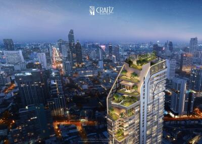 New Luxury High-Rise 55 Storey Condo with Excellent Facilities and City and Chao Phraya River Views at Samyan - Rama IV