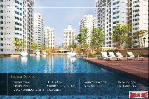 Supalai Wellington - Fully furnished 2 Bed 2 Bath Condo near MRT Thai Cultural Center