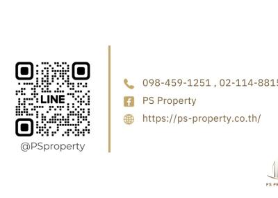 Contact information card with QR code for PS Property