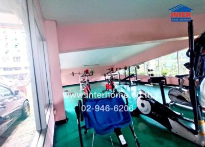 Indoor Gym with exercise equipment