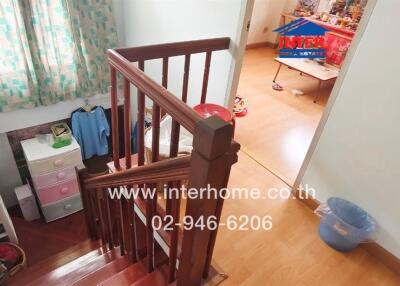 Interior staircase with a view to the next floor