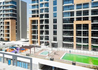 Brand New  Studio apartment with Balcony  Pool View