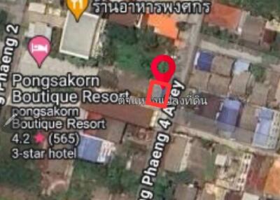 Aerial view of the Pongsakorn Boutique Resort and surrounding area