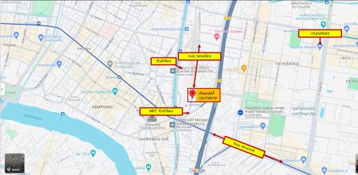 Map showing the property location and nearby landmarks