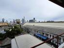 City view from a rooftop