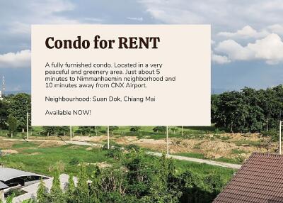 Condo for Rent - The Wing Place Condo with surrounding neighborhood view