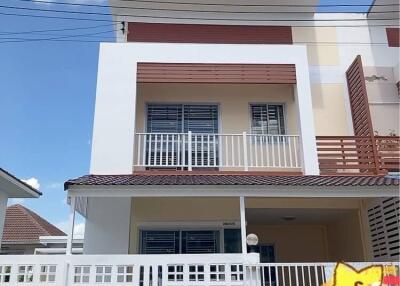 Modern two-story residential house exterior