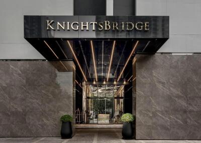 Main entrance of Knightsbridge building