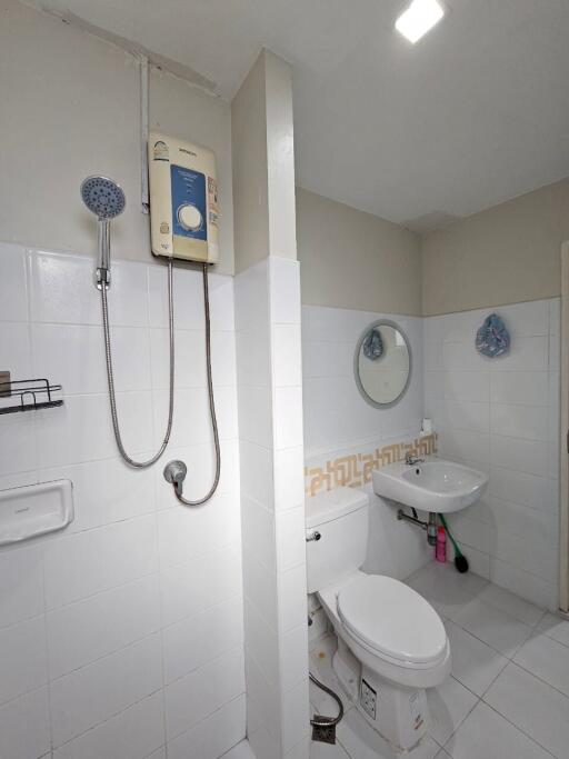 Bathroom with shower and toilet