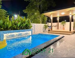 Charming 2-Story Pool Villa House Near Jomtien Beach with Full Amenities - 3 Bedrooms with Garden