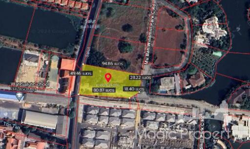 2 Rai 2 Ngan  Land for Sale in Samakkhi 29 Alley (Near Nichada Thani), Pak Kret, Nonthaburi