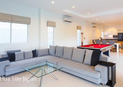 Contemporary 4 Bedroom Pool Villa with Stunning View from Roof Top Terrace for Sale in South of Hua Hin (fully furnished)
