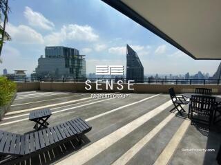 spacious terrace 2 bed for rent at emporium suite