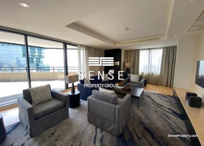 spacious terrace 2 bed for rent at emporium suite