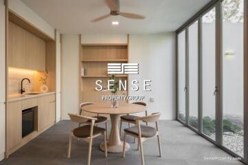 Japandi style 3 bed house for rent at Vive rama 9