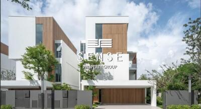 Japandi style 3 bed house for rent at Vive rama 9