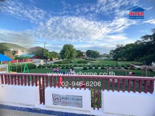 View of a community park and playground