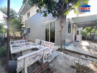 Outdoor space with seating area