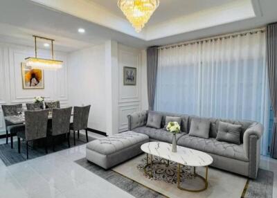 Modern living room with elegant furnishing
