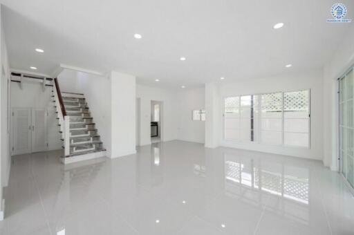 Spacious modern living room