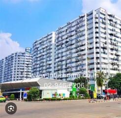 High-rise apartment buildings with commercial area