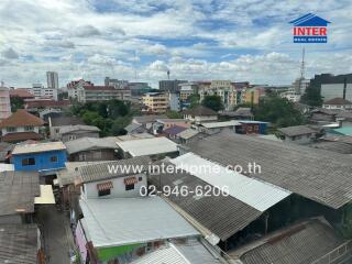 View of residential buildings and cityscape