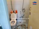 Bathroom with toilet and shower