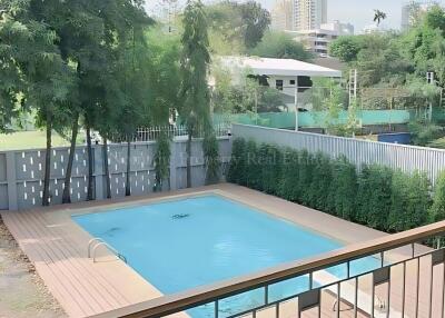 Swimming pool and deck area