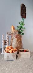 Kitchen countertop with decorative items