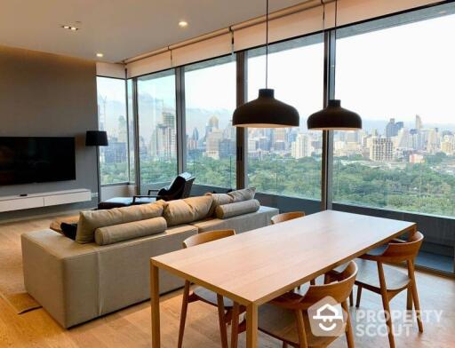 2-BR Condo at Saladaeng One near MRT Si Lom