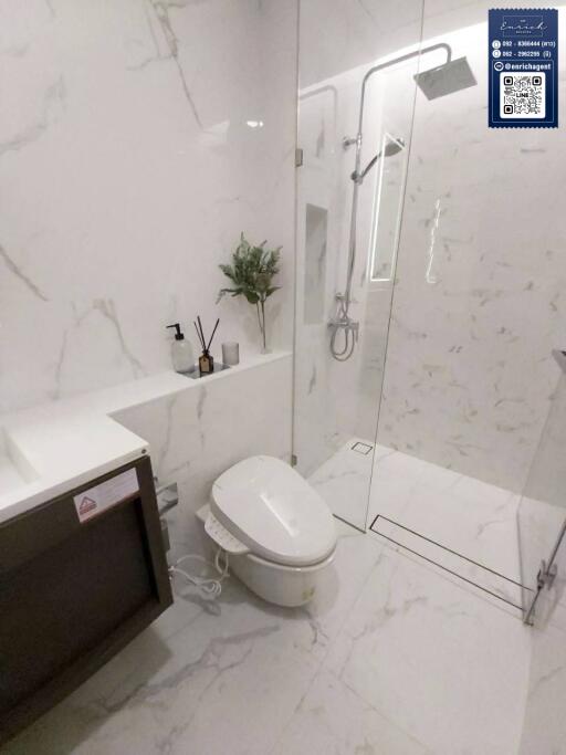 Modern bathroom with minimalistic design