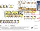 Floor plan of a condominium building