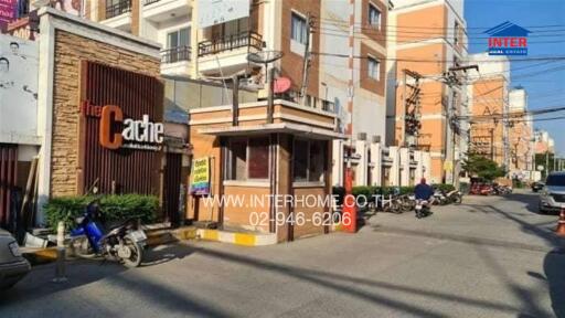 Entrance of a residential building complex