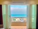 Living room with a view of the sea