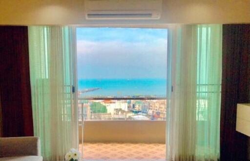 Living room with a view of the sea