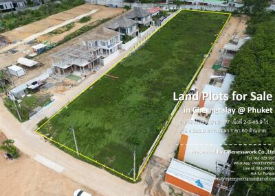 Land plots for sale in Chengtalay, Phuket