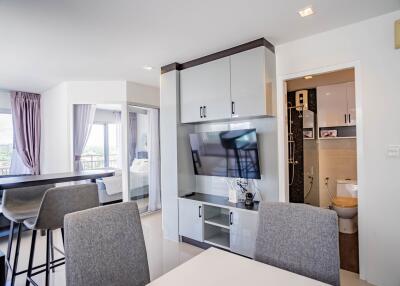 Modern living area with open plan and natural light